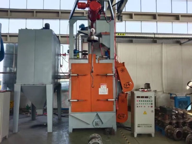 單行程吊鉤式拋丸機(jī)的結(jié)構(gòu)設(shè)計(jì)與控制。